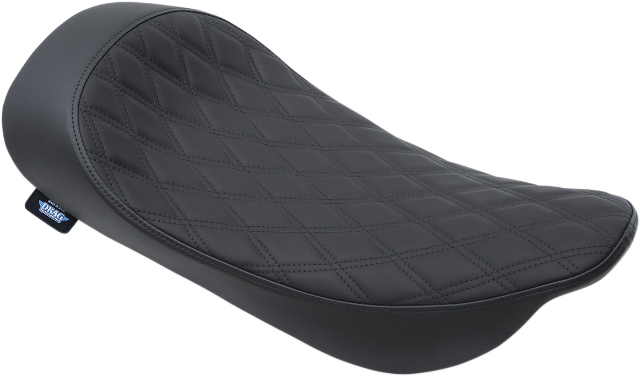 Drag Specialties Black Double Diamond Solo Seat for 1997-07 Harley Touring FLHR