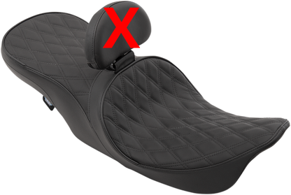 Drag Specialties Low Forward Position Diamond Seat fits 1997-2007 Harley Touring