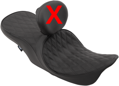 Drag Specialties Low Forward Position Diamond Seat fits 1997-2007 Harley Touring