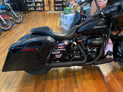 Le Pera Black Outcast Daddy Long Leg Seat 2008-24 Harley Touring 6'+ Tall Rider