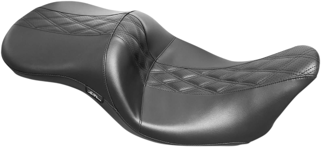Le Pera Outcast GT-2 Diamond Inlay Seat fits 2008-2024 Harley Touring LK-987GT2