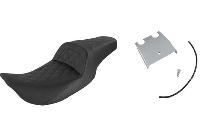 Saddlemen Slim Lattice Stitched Seat & Dash Kit 1997-2007 Harley Touring Models