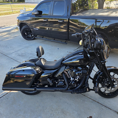 Saddlemen Dominator Extended Reach Solo Seat 2008-25 Harley Touring Street Glide