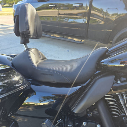 Saddlemen Dominator Extended Reach Solo Seat 2008-25 Harley Touring Street Glide