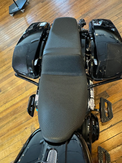 Le Pera Tailwhip Basketweave Seat for 2008-2024 Harley Davidson Touring LK-587BW