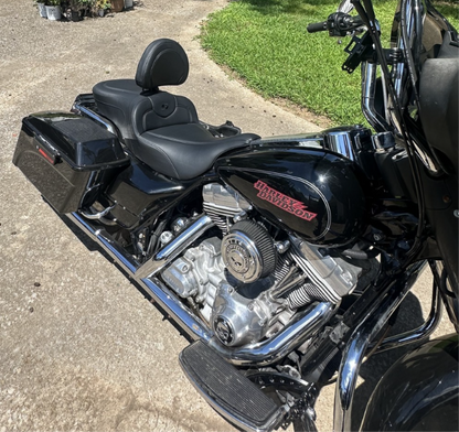 Saddlemen RoadSofa 2-Up Seat W/ Backrest fits 1997-2007 Harley Touring Models