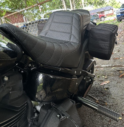 Le Pera Tailwhip Track Pleat Seat fits 2018-2025 Harley Softail Low Rider FXLRST