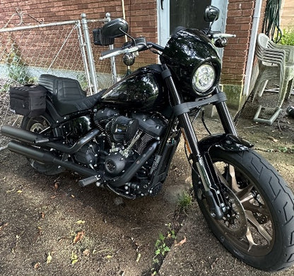 Le Pera Tailwhip Track Pleat Seat fits 2018-2025 Harley Softail Low Rider FXLRST