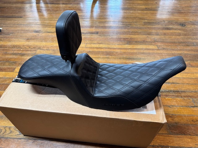 Saddlemen Step Up Lattice Gelcore Seat & Backrest for 1997-2007 Harley Touring