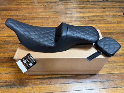 Saddlemen Step Up Lattice Gelcore Seat & Backrest for 1997-2007 Harley Touring