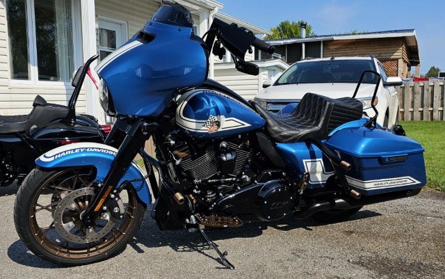 Le Pera Tailwhip Chestnut Diamond Stitch Seat fits 2008-2024 Harley Touring