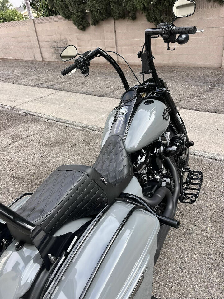 Le Pera Tailwhip Up Front Diamond Seat fits 2008-2024 Harley Touring LKU-587DD