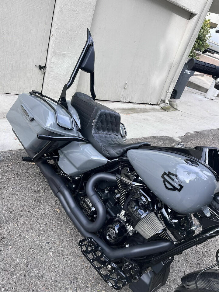 Le Pera Tailwhip Up Front Diamond Seat fits 2008-2024 Harley Touring LKU-587DD