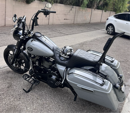 Le Pera Tailwhip Up Front Diamond Seat fits 2008-2024 Harley Touring LKU-587DD