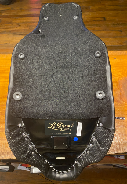 Le Pera Tailwhip Up Front Basketweave Seat for 2008-24 Harley Touring LKU-587BW