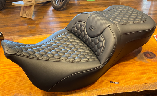 Saddlemen Roadsofa Honeycomb Gelcore Seat for 2008-2024 Harley Touring FLHX FLTR