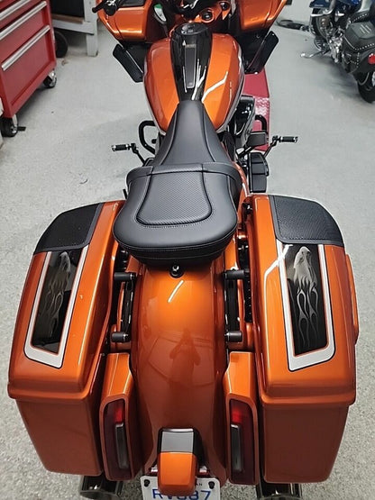 Saddlemen Roadsofa Carbon Fiber Extended Reach Seat for 2023-2025 Harley Touring