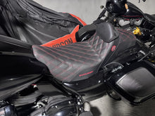 Saddlemen SDC Pro Series Red Lattice Seat & Backrest fits 2008-25 Harley Touring