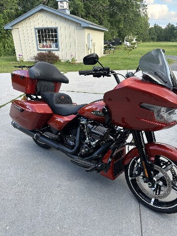 Saddlemen Roadsofa Orange Lattice Gel Seat for 2023-2025 Harley Touring FLTR