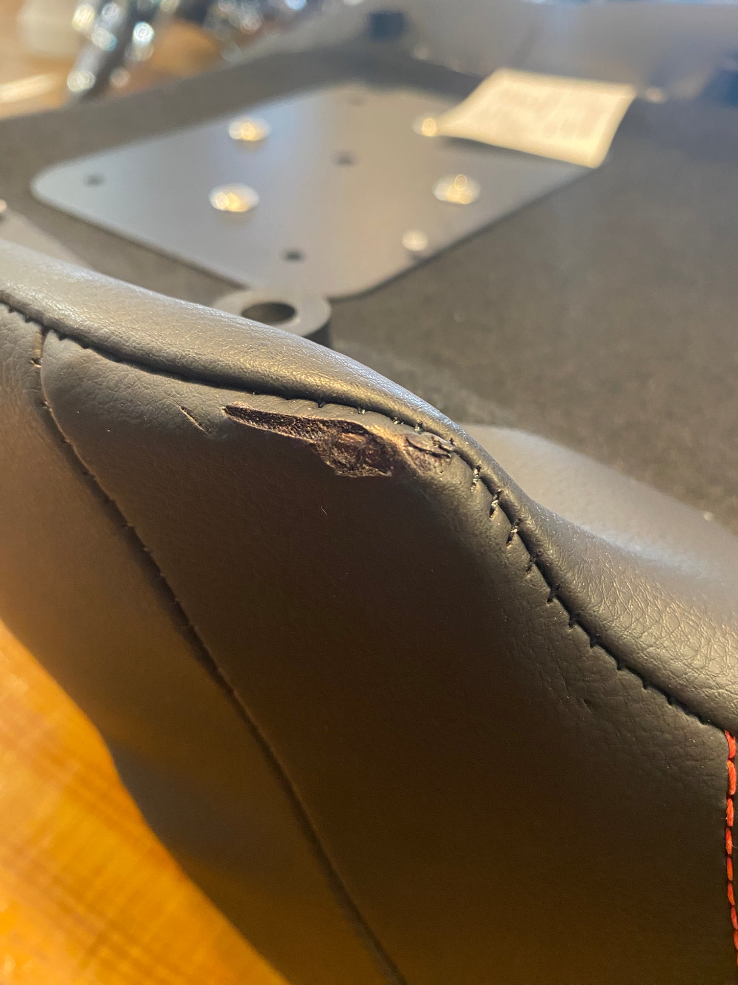 Saddlemen Roadsofa Red Lattice Stitch Gel Seat for 2023-2025 Harley Touring