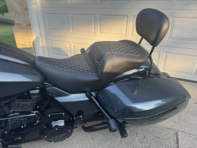 Saddlemen Roadsofa Honeycomb Gel Seat & Backrest fits 2023-2025 Harley Touring