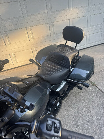 Saddlemen Roadsofa Honeycomb Gel Seat & Backrest fits 2023-2025 Harley Touring