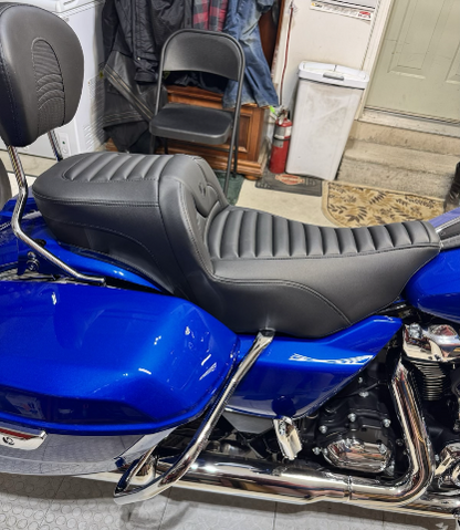 Saddlemen Roadsofa Tuck N Roll Extended Gel Seat fits 2023-2025 Harley Touring