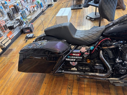 Danny Gray FastIST Pro Series Gray Diamond Air Seat for 2008-2025 Harley Touring