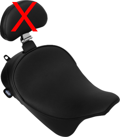 Drag Specialties Smooth Low Profile Solo Seat 2008-24 Harley Touring FLHX FLTRX