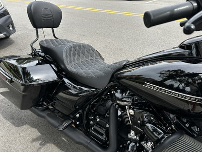 Drag Specialties Extended Reach Freedom Seat for 2009-2024 Harley Touring