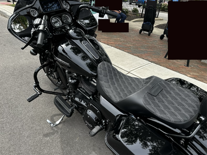 Drag Specialties Extended Reach Freedom Seat for 2009-2024 Harley Touring