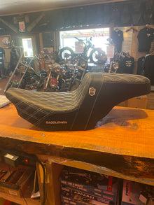 Saddlemen SDC Pro Series White Lattice Seat fits 23-26 Harley Street Road Glide