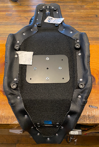 Saddlemen SDC Pro Series Blue Lattice Seat & Backrest for 2023-25 Harley Touring