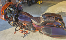 Saddlemen SDC Pro Orange Lattice Seat & Backrest fits 2023-2026 Harley Touring