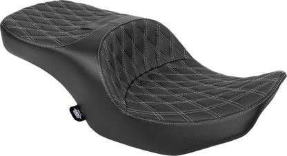 Drag Specialties Silver Diamond Freedom Seat 2023-25 Harley Street Road Glide