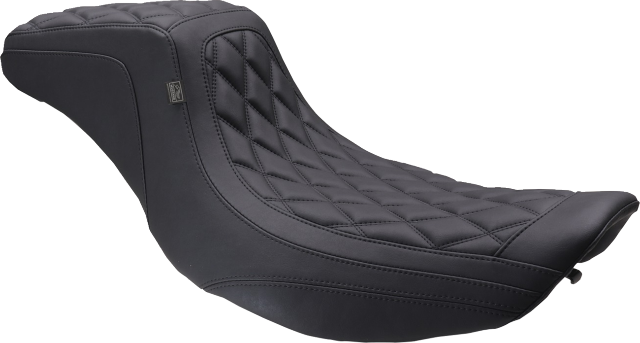 Mustang Squareback Double Diamond Seat 1997-2007 Harley Road King Street Glide