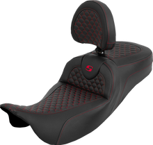 Saddlemen Roadsofa Red Dragon Extended Seat & Backrest 2008-2025 Harley Touring