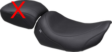 Mustang Wide Tripper Black Stitch Solo Seat for 2023-26 Harley Street Road Glide