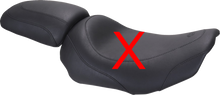Mustang Black Passenger Pillion Seat Cowl for 2023-2026 Harley Road Street Glide