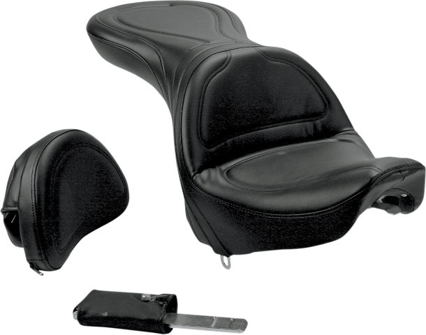 Saddlemen Explorer w/ Backrest Gel Seat 2000-2007 Harley Softail Deuce FXSTD