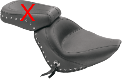 Mustang Studded Skirt Solo Seat fit 2006-2017 Harley Softail Fat Boy Night Train