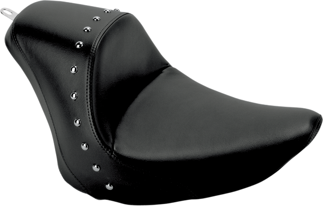 Saddlemen Heels Down Studded Solo Gel Seat 06-17 Harley Softail Fat Boy Standard