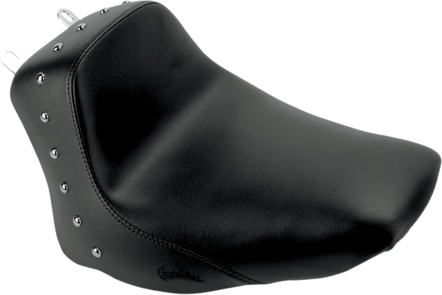 Saddlemen Heels Down Studded Solo Gel Seat 06-17 Harley Softail Deluxe Heritage