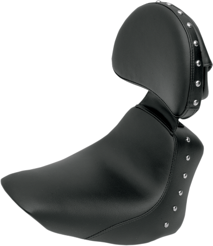Saddlemen Heels Down Studded Solo Gel Seat 06-17 Harley Softail Deluxe Heritage