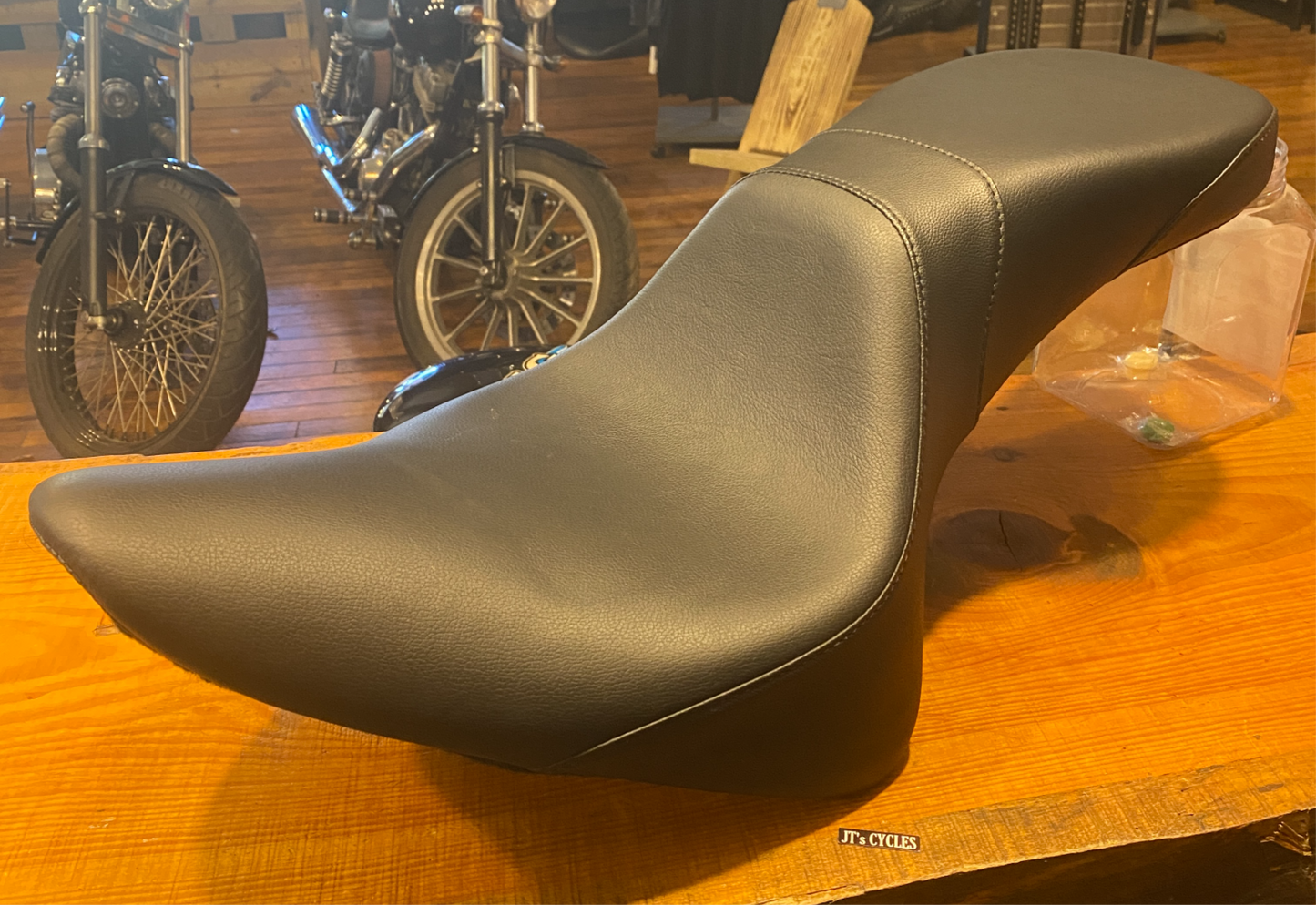 Danny Gray Weekday Smooth XL Seat for 2000-2006 Harley Softail FLST FXST