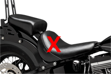Le Pera Bare Bones Passenger Pillion Pad Seat for 2011-17 Harley Softail FLS FXS