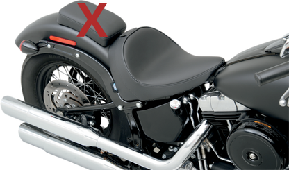 Drag Specialties Smooth Predator Solo Seat 2011-17 Harley Softail Slim Blackline