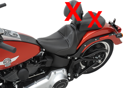 Saddlemen Dominator Gel Solo Seat for 2006-17 Harley Softail Fat Boy Night Train