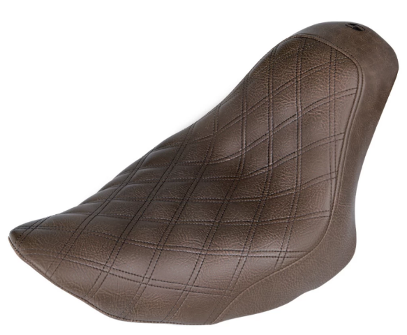 Saddlemen Renegade Lattice Stitch Solo Seat for 2006-2017 Harley Softail Fat Boy