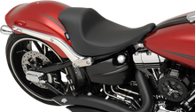 Drag Specialties Black Smooth Leather Solo Seat 2013-2017 Harley Breakout FXSB
